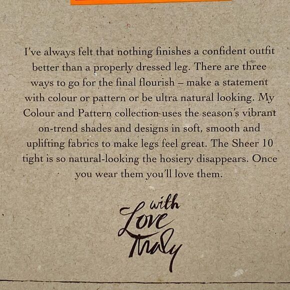 Mary & Charnos Crochet Lace Tights Night Noir Black Size Small Medium - Picture 4 of 9